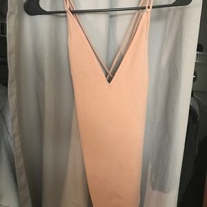 NWOT Pinky nude strappy bodysuit